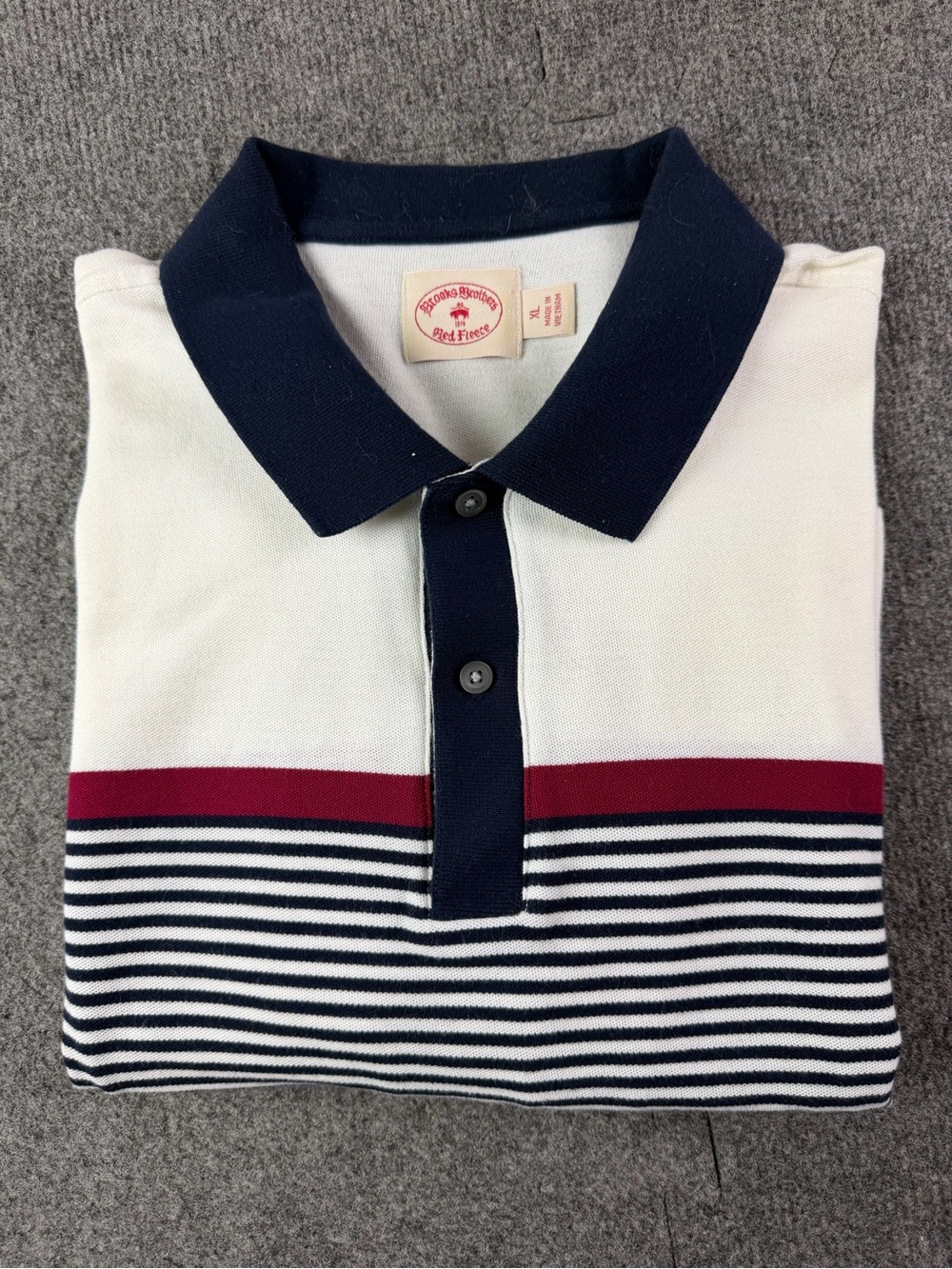 Brooks Brothers Red Fleece Mens 100% Cotton Short Sleeve Polo Shirt Size XL